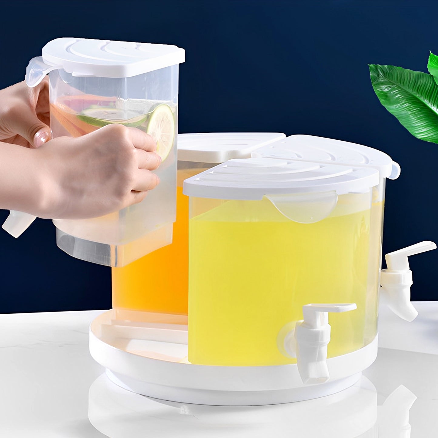 SwipeCart™  3 in 1  5.2 litre 360° Rotatable Juice Dispenser