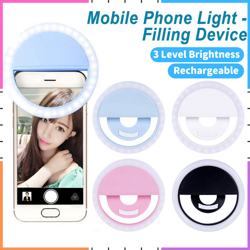SwipeCart™ Rechargeable Selfie Ring Light