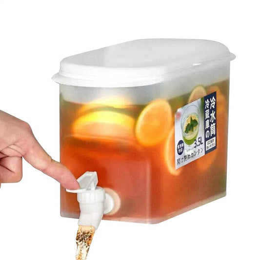 SwipeCart™3.5L Fridge Water Dispenser with Tap – Cold Drink Jug for Home & Office