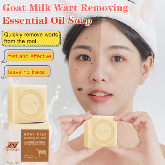 SwipeCart™ Goat's Milk Wart Removing Essential Oil Moisturizing Soap