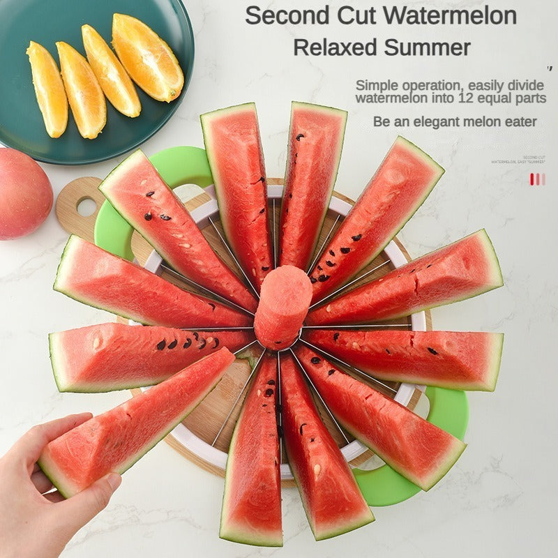 SwipeCart™ Stainless Steel Watermelon Cutter Melon Slicer