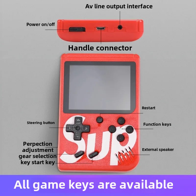 SwipeCart™ Rechargeable SUP Handy Video Game Box with 400 Games