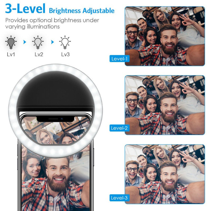 SwipeCart™ Rechargeable Selfie Ring Light