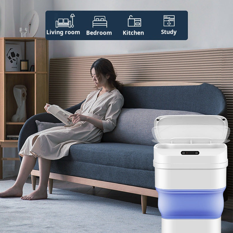 SwipeCart™ Smart Sensor Trash Can With Lid, Touchless Automatic Motion Sensor