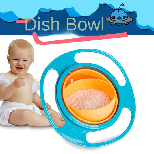 SwipeCart™ Universal Anti Spill Gyro Magic Baby Bowl 360 Degree Rotating