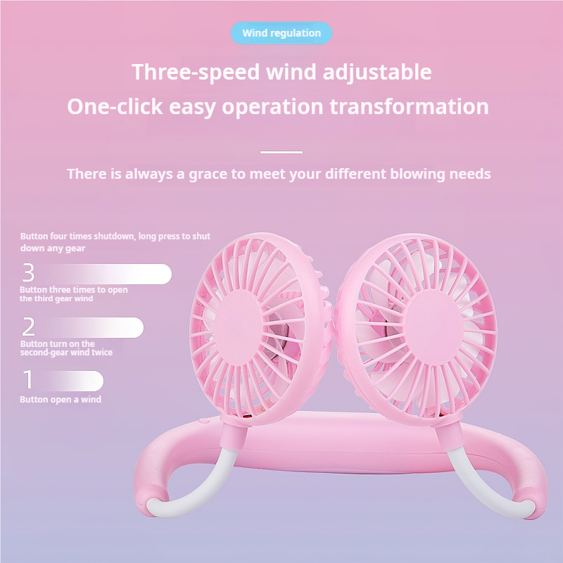 SwipeCartโข Portable USB Neck Fan