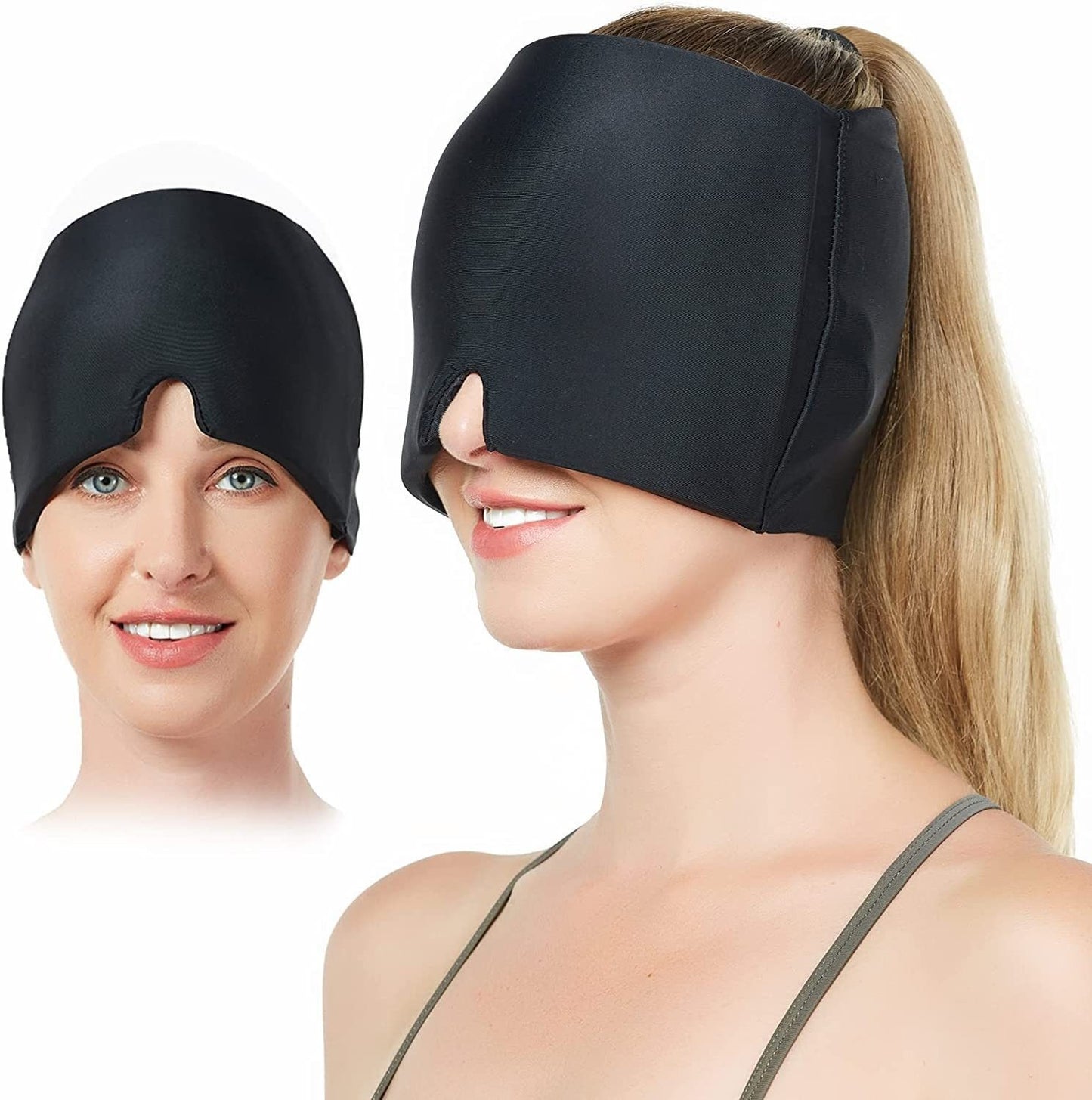 SwipeCart™ Migraine Relief Hat headache Hot Cold Therapy