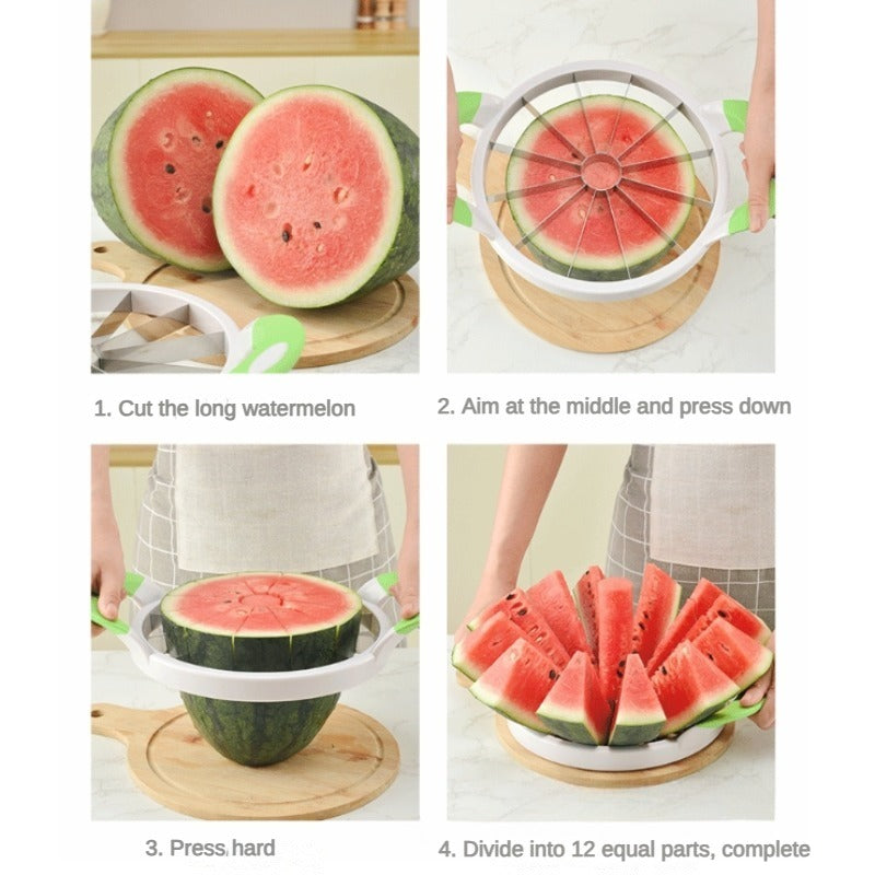 SwipeCart™ Stainless Steel Watermelon Cutter Melon Slicer