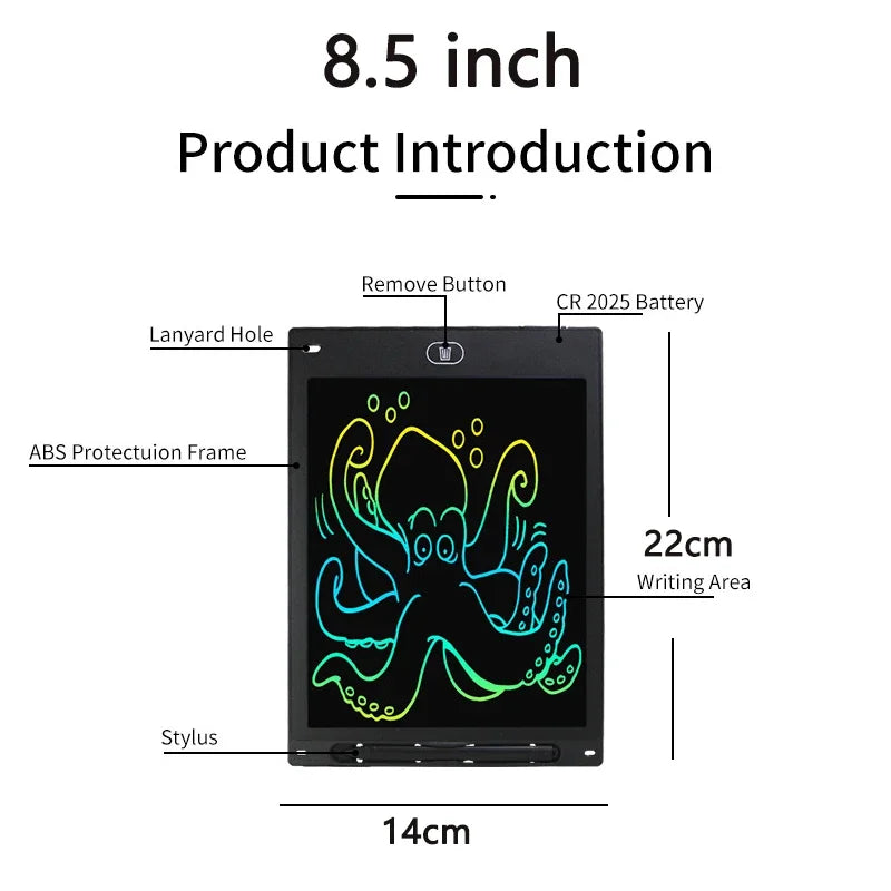 SwipeCartโข Children's 8.5Inch LCD Writing Tablet