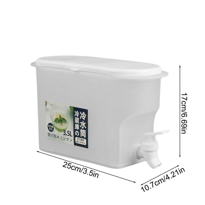 SwipeCart™3.5L Fridge Water Dispenser with Tap – Cold Drink Jug for Home & Office