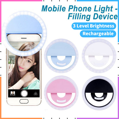 SwipeCart™ Rechargeable Selfie Ring Light