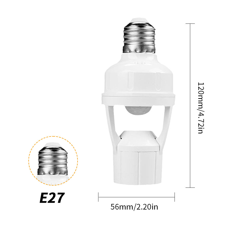 SwipeCart™ Motion Sensor Bulb Holder