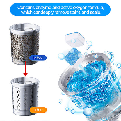 SwipeCart™ 12pcs, Washing Machine Cleaning Tablets