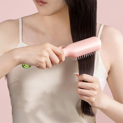 SwipeCart™ Self-Cleaning Hair Brush Retractable Rotating Combs Scalp Massager